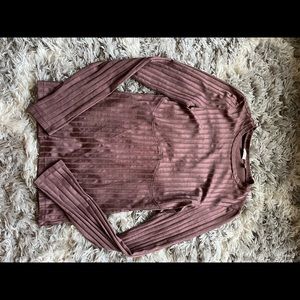 Aritzia X Wilfred purple blouse